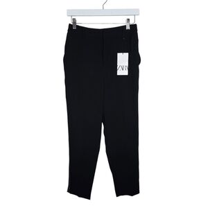 Zara Woman Black Pants Side Stripe New Size 2